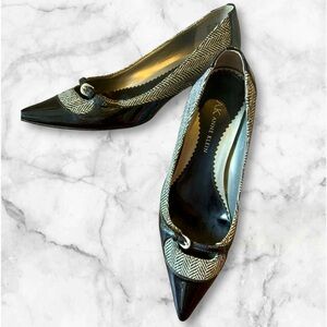 EUC ANNE KLEIN Tweed Kitten Heels (Sz 6)